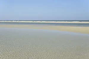 Lower Saxony Landscape Imprime: Small waves with light reflections