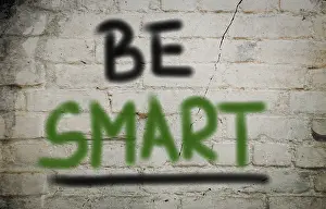 Education Concept Imprime: Be Smart Concept
