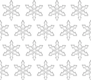 Ice Crystal Structure Imprime: Snowflakes, patterns, background