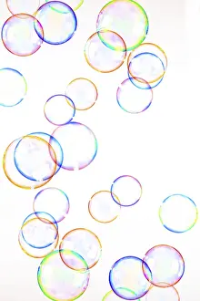 Colorful Studio Shot Imprime: Soap bubbles