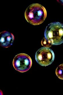 Colorful Soap Bubbles Imprime: Soap bubbles
