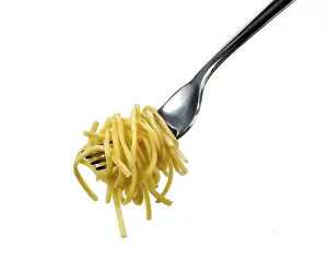 Pasta Dish Nutrition Imprime: Spaghetti on a fork