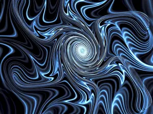 Abstract Spiral Design Imprime: Spiral background - abstract computer-generated image