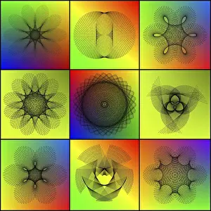 Spiral Pattern Imprime: Spirography