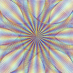 Decorative Illustration Imprime: Spirography