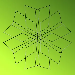 Full Frame Graphic Imprime: Spirography