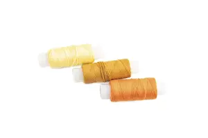 Flat Lay Concept Image Imprime: Spool of thread isolated on white background