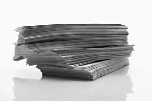 Office Supply Still Life Imprime: Stack of envelopes
