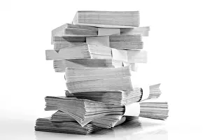 Indoor Studio Shots Imprime: Stack of envelopes