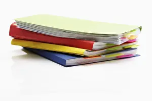 Empty Studio Background Photo Imprime: Stack of flat files