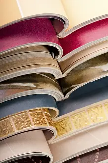 Eastern European Interior Imprime: Stack of magazines, poland