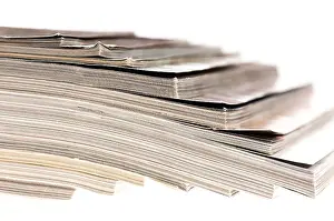 Poland Magazine Stack Imprime: Stack of magazines, poland