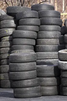 Waste Management Imprime: Stack of used tyres