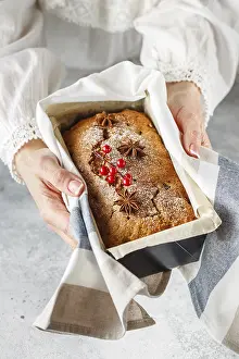 Fruit Bread With Nuts Imprime: Stollen is a fruit bread of nuts