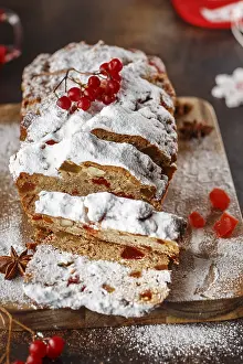 Fruit Bread With Nuts Imprime: Stollen is fruit bread of nuts