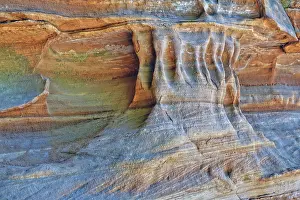 Palatinate Forest Scenery Imprime: Structures in sandstone