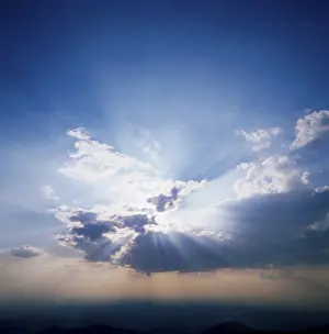 Sun Behind Clouds Imprime: Sun behind clouds