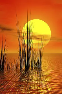 Sunset Atmosphere Imprime: Sunset