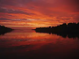 Scandinavian Sunset Imprime: Sunset