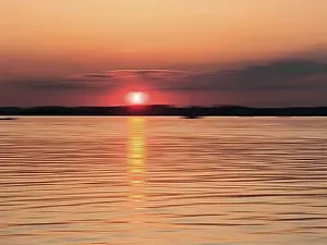 Time Exposure Images Imprime: Sunset, motion blur