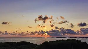 Cumulus Cloud Formation Europe Imprime: Sunset, Spring Clouds, Archipelago