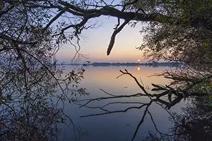 Lower Saxony Sunset Imprime: Sunset Sunset on the Dummer