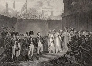 Anglo Mysore War Imprime: Surrender of two sons of Tipu Sultan