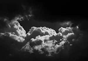 Weather Forecast Austria Imprime: SW image, dramatic cloudscape with (cumulus) clouds