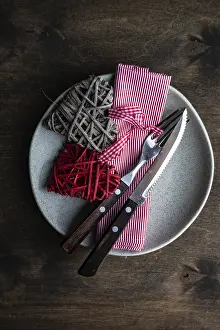 Still Life Photography Imprime: Table setting for dinner in St