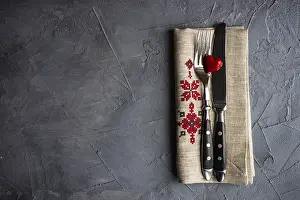 Empty Table Setting Ideas Imprime: Table setting for dinner in St