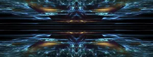 Virtual Reality Concept Imprime: Tech background - abstract computer generated 3d illustration