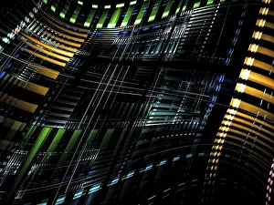 Electronic Computer Hardware Imprime: Technology background - abstract computer-generated image