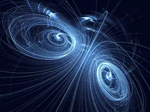 Abstract Technology Background Imprime: Technology background - abstract computer-generated image