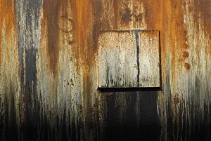 Close Up Metal Surface Imprime: Texture, rusty pipe (closeup)