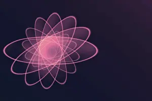 Scientific Research Image Imprime: Theme of physics, atomic nucleus