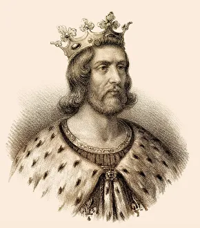 Medieval European Monarchs Imprime: Thierry III, Theoderic, Theodoric