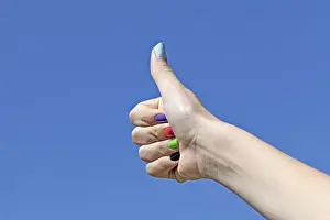 Thumbs Up Gesture Imprime: Thumbs up