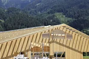 Wooden Structure Architecture Imprime: Timber construction, timber construction