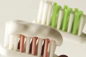 Oral Hygiene Imprime: Toothbrush with tooth paste