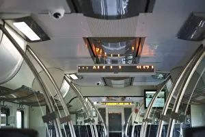 Uninhabited Railway Station Imprime: Train compartment