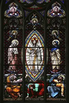 Colorful Church Building Imprime: Transfiguration on Mount Tabor