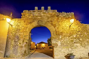 Deserted Medieval Fortress Imprime: Upper arch - eastern gate, Medieval walled complex