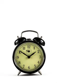 Symbolic Time Concept Imprime: Detail of a used mechanical clock