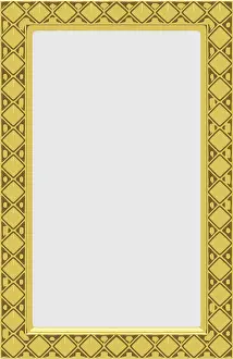 Deserted Gold Frame Imprime: Vector gold frame