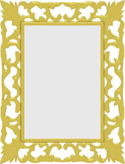 Deserted Gold Frame Imprime: Vector gold frame