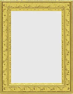 Deserted Gold Frame Imprime: Vector gold frame