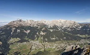 View From Above Dolomites Imprime: View from the top of the Cima Dodici