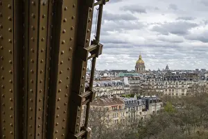 Paris Cityscape Imprime: View from the Eiffel Tower to the Invalides