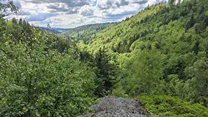 Upper Franconia Landscape Imprime: View from Lamnitzblick viewpoint