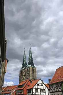 Historic German Architecture Imprime: View over the rustic